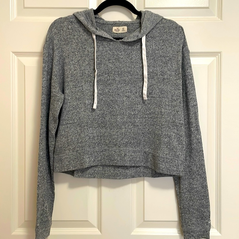 Hollister cropped hoodie